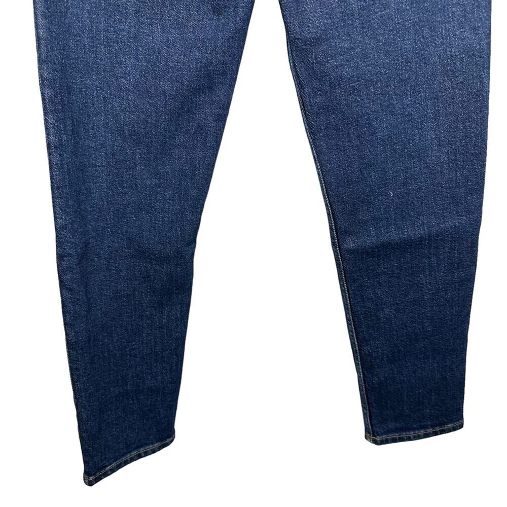 Re/Done 90s High Rise Ankle Crop Dark Rinse - Picture 7 of 9